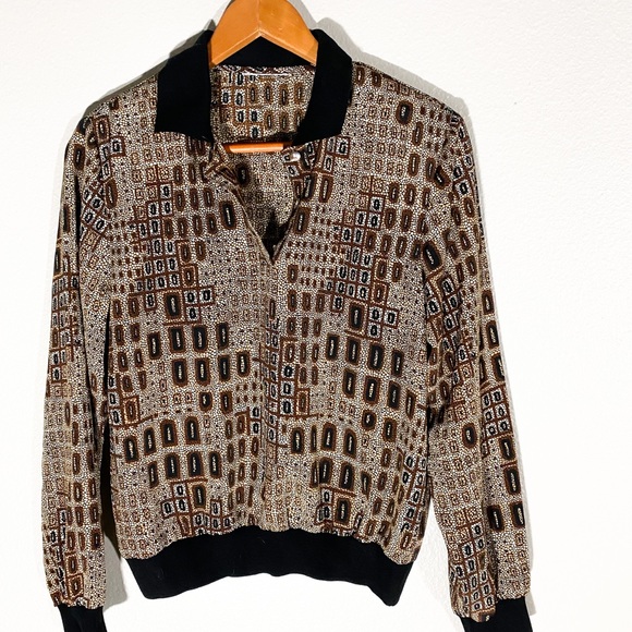 Vintage 80s eclectic blouse - Picture 5 of 8